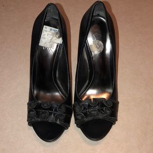 Carlos Santana Black Stilettos